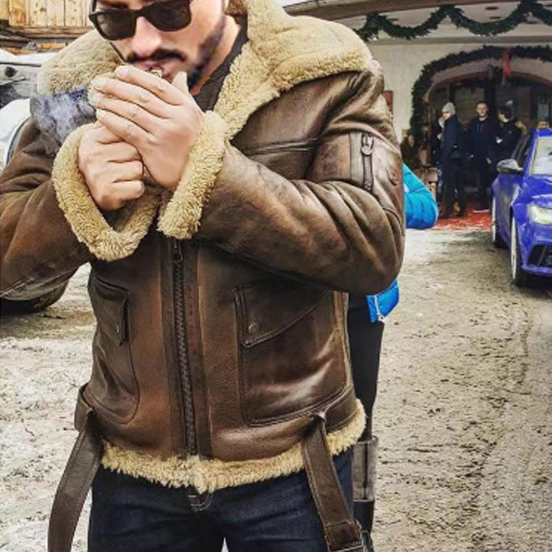 Fashion Simple Large Size Fur Personality Coat Men - Image 3