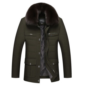 Plush And Thickened Men's Large Cotton Padded Clothes