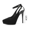 Suede Black 12cm