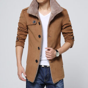 Lamb wool men's woolen jacket