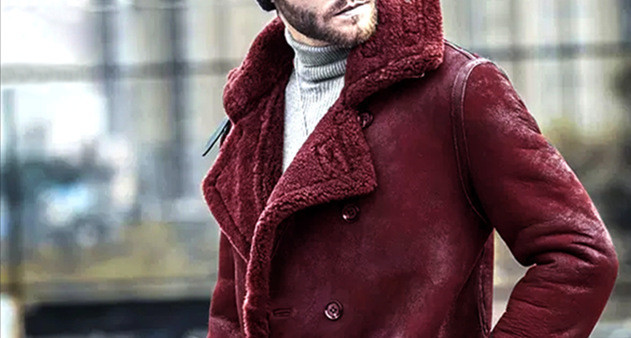 Men's Fur Coat Padded Jacket - Image 4