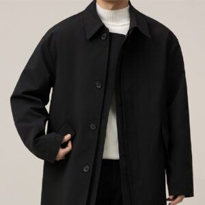 Casual Loose Jacket Mid-length Men's Duster