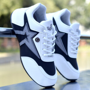 Men's Shoes New Leather Waterproof Sneakers