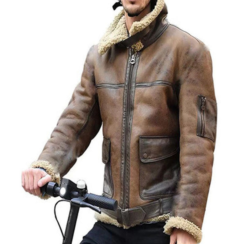 Fashion Simple Large Size Fur Personality Coat Men - Image 5