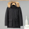 REAL Raccoon Fur Collar Black