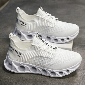 Large Size Autumn Fly Woven Mesh Casual Running Shoes