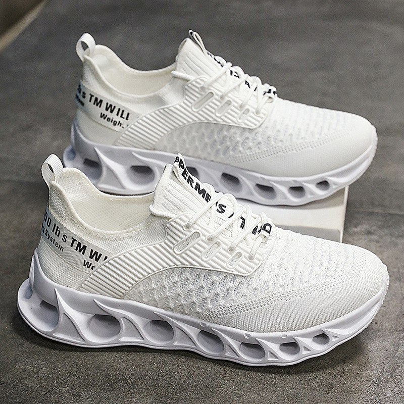 Large Size Autumn Fly Woven Mesh Casual Running Shoes