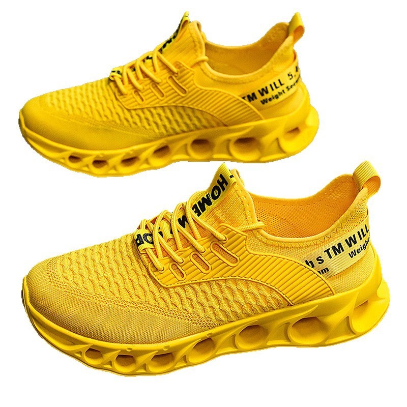 Large Size Autumn Fly Woven Mesh Casual Running Shoes - Image 9