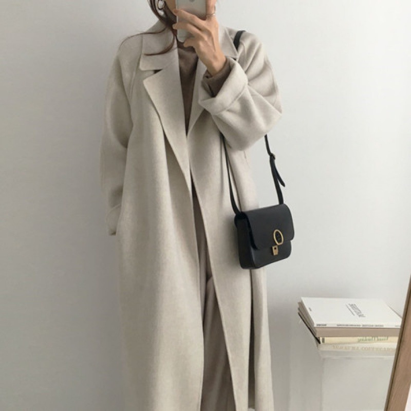Woolen Wool Coat Women's Mid-length - Image 4