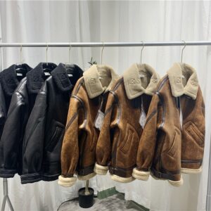 Korean Style Loose Lamb Wool Coat Women