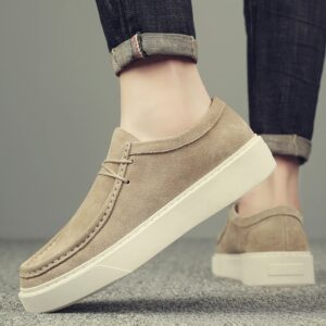 British Style Fashion Men's Breathable Shoes Casual Work Shoes