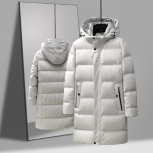 Men's Fashion Mid-length Thick Down Jacket Coat
