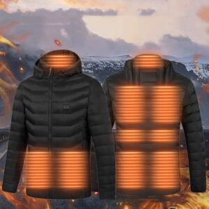 Double Control Nine District Hooded Long Sleeve Coat