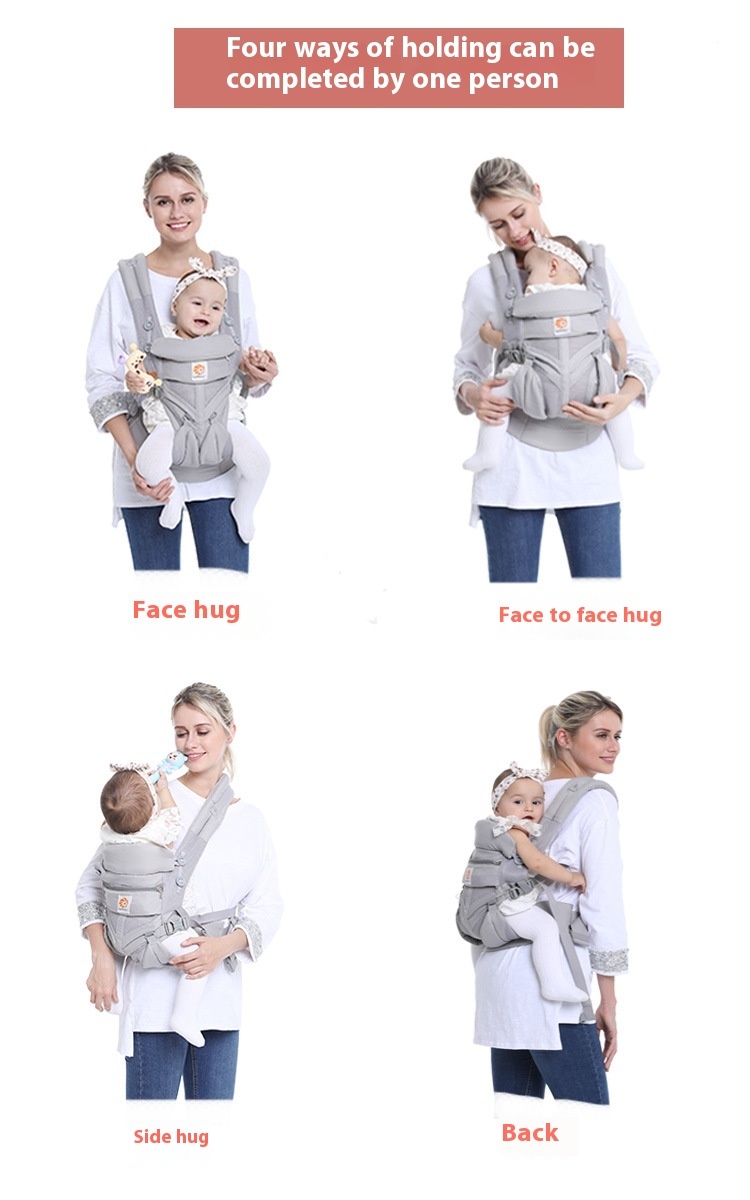 Baby Strap Front And Back Two Use Multi-functional Four Seasons Universal - Image 6