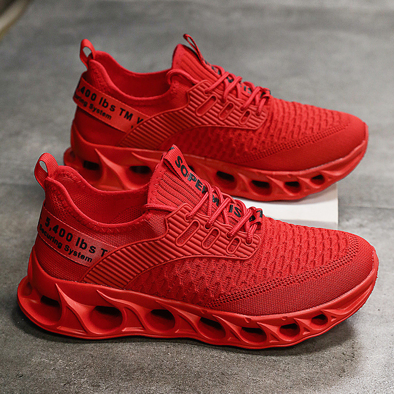 Large Size Autumn Fly Woven Mesh Casual Running Shoes - Image 7