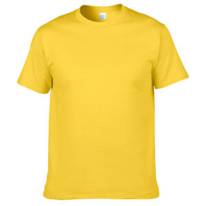 Men's round neck short sleeve t-shirt