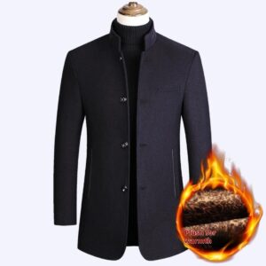 Middle-aged men plus fleece jacket