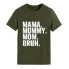 Army Green White Font