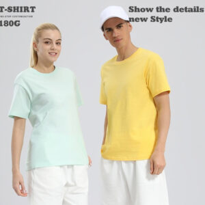 Men's Cotton Round Neck Short Sleeve Solid Color T-shirt
